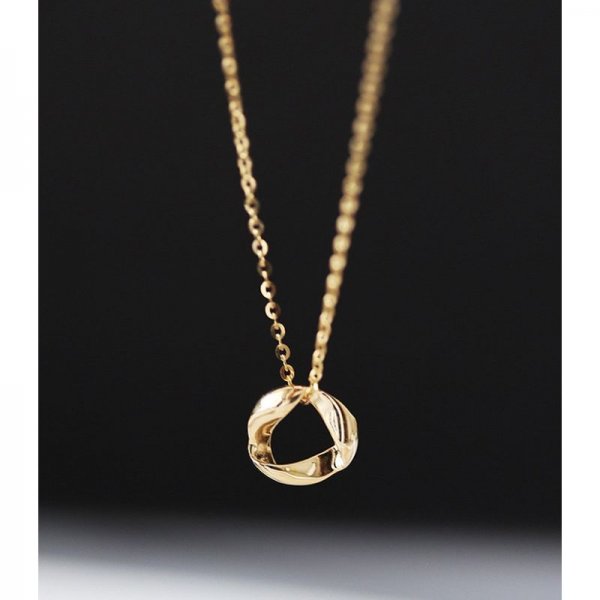 925 Sterling zinc Round Necklace